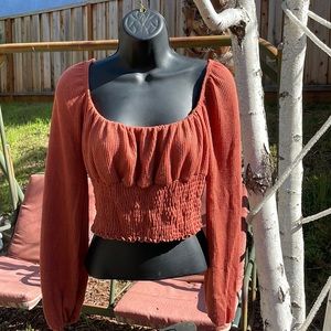 Long sleeve Crop top